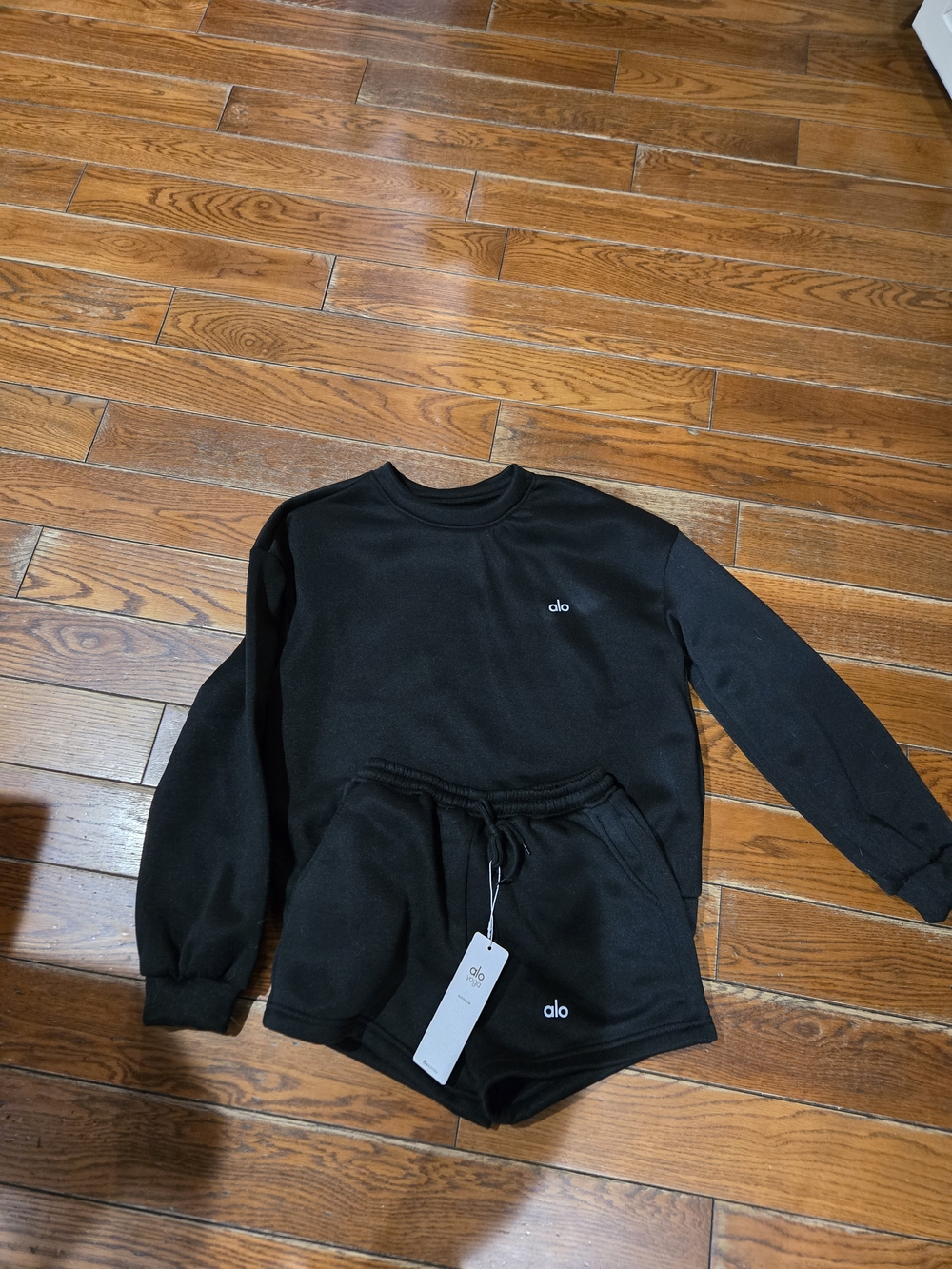 ALO Yoga Black Men's Crewneck Sweatshirt